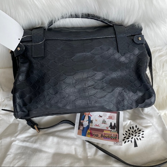 Mulberry Alexa Large Silky Snake Print Bag - Picture 3 of 13